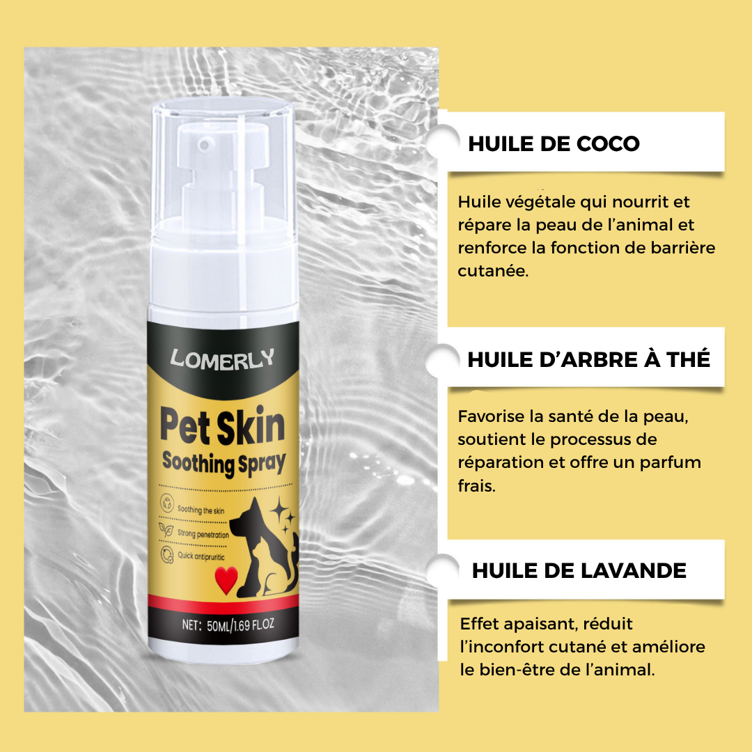 Spray naturel apaisant pour chiens et chats