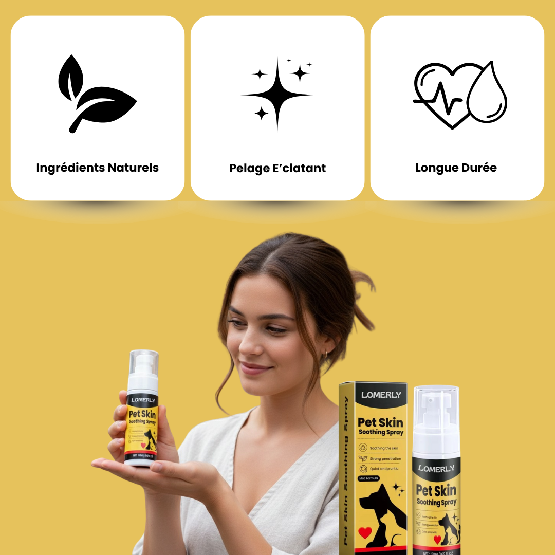 Spray naturel apaisant pour chiens et chats